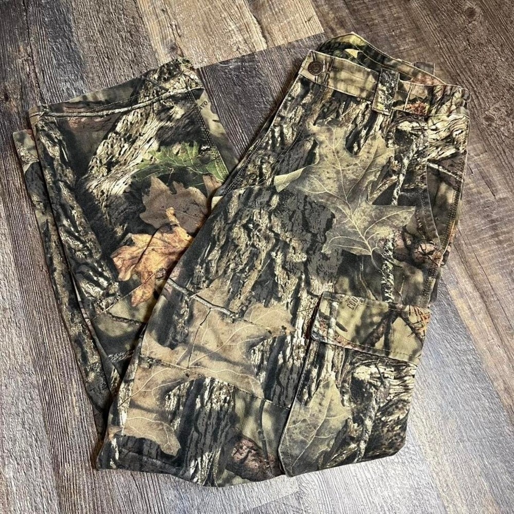 Vintage 2000s Redhead Silent-Hide Mossy Oak Camo Cargo Pants 34x32